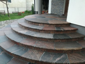 Kamień polny cięty na plastry