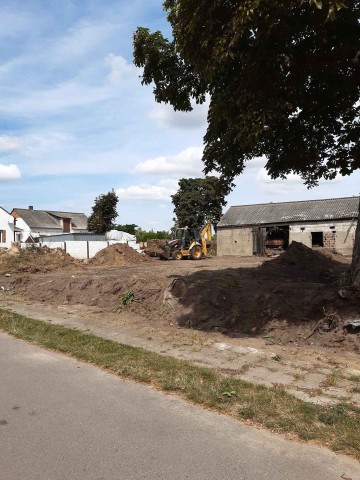 Usługi: Koparko-Ładowarką Minikoparką Koparką obrotową  Tran