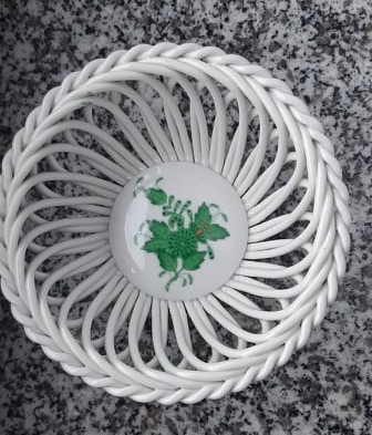 Porcelana HEREND HUNGARY,,Decor Apponyi&rdquo; sygnowane