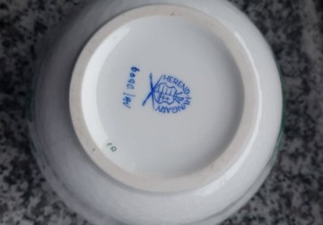 Porcelana HEREND HUNGARY,,Decor Apponyi&rdquo; sygnowane