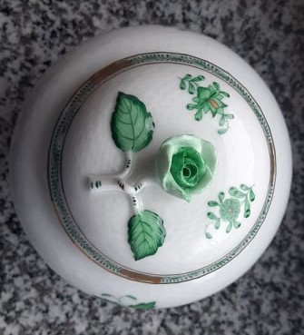 Porcelana HEREND HUNGARY,,Decor Apponyi&rdquo; sygnowane