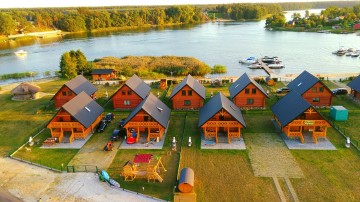 Jezioro Ślesińskie &ndash; Domki z bali, pierwsza linia brzegowa