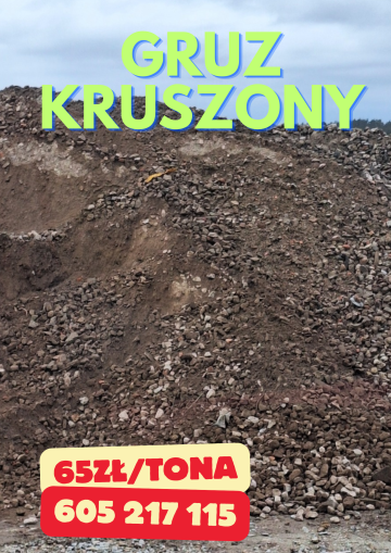 ŻWIR PIASEK KAMIEN ZIEMIA KRUSZYWA DROGOWE *605 217 15*