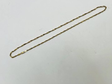 Złoty łańcuszek  Pr&oacute;ba 333 Waga: 4.59 g