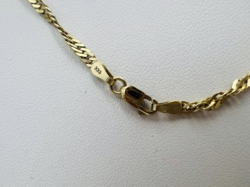 Złoty łańcuszek  Pr&oacute;ba 333 Waga: 4.59 g