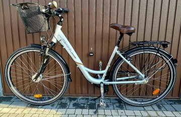 Rower Miejski Damka Cyco Premium Z Koszykiem