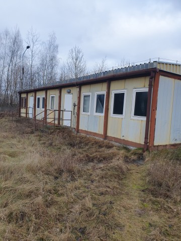 Kontener biurowy, budowlany, Str&oacute;ż&oacute;wka, barak socjalny