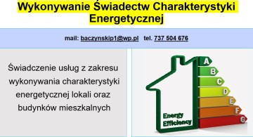 Świadectwa Charakterystyki Energetycznej budynku