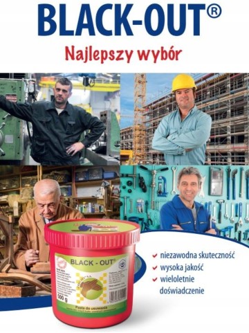 Pasta BHP do mycia rąk 500g BLACK-OUT Fregata Pasta do rąk B