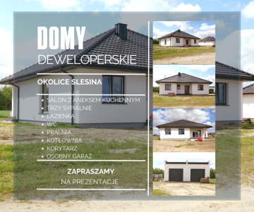 Okolice Ślesina &ndash; Domy Deweloperskie z Garażem