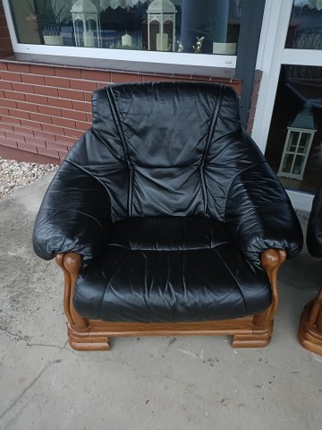 Sprzedam wypoczynek 3,2,1 ze sk&oacute;ry