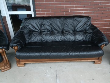 Sprzedam wypoczynek 3,2,1 ze sk&oacute;ry