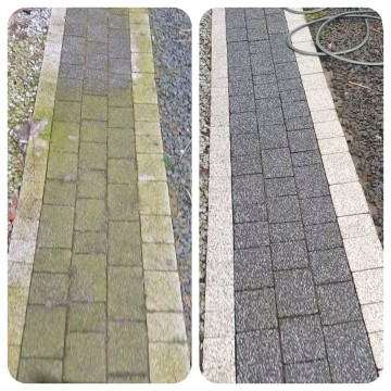 Mycie kostki brukowej, dach&oacute;w, elewacji