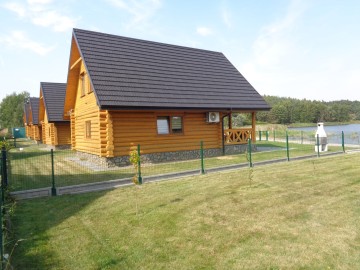 Jezioro Ślesińskie &ndash; Domki z bali, pierwsza linia brzegowa