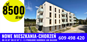 Apartamenty konin Chorzeń nowy blok 48m2