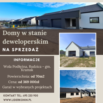 Nowe domy na sprzedaż &ndash; Rudzica, Wola Podłężna