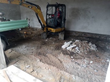 Usługi Koparko-Ładowarka minikoparką transport