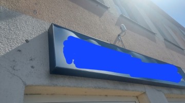 Szyld ,kaseton led czujnik zmierzchu 330/50/12 cm