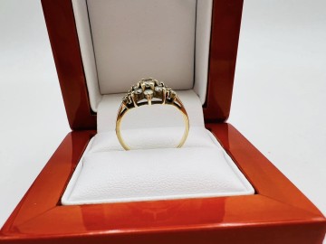 Złoty pierścionek Pr&oacute;ba 585 Waga: 1.82 g