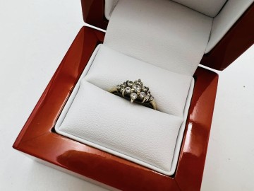 Złoty pierścionek Pr&oacute;ba 585 Waga: 1.82 g