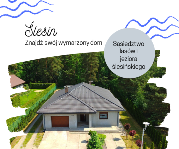 Ślesin - Wynajmę dom w sąsiedztwie jeziora i las&oacute;w