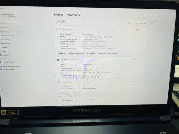 Laptop Acer helios 300 N18I3 16/512 GB