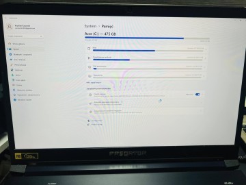 Laptop Acer helios 300 N18I3 16/512 GB