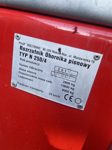 ROZRZUTNIK 8ton Tandem plus Nadstawaki