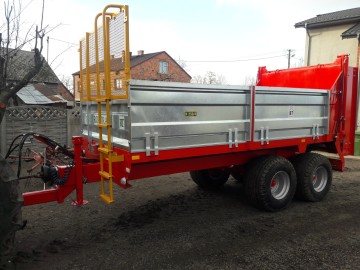 ROZRZUTNIK 8ton Tandem plus Nadstawaki