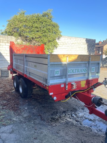 ROZRZUTNIK 8ton Tandem plus Nadstawaki