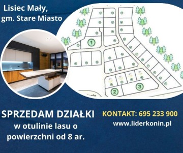Sprzedam działki budowlane – Lisiec Mały, gm. Stare Miasto