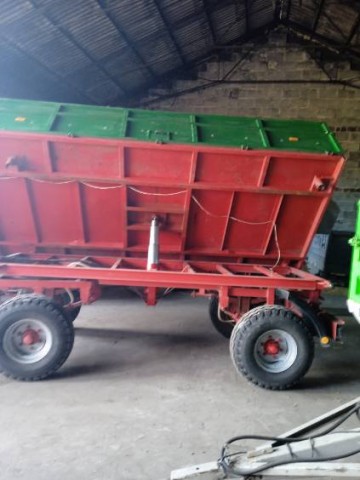 Przyczepa WELGER FK90 oraz AUTOSAN D83