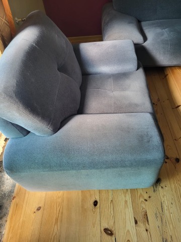 Komplet wypoczynowy 3+2+1 + pufa x2