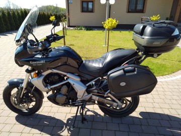 Motocykl Kawasaki Versys KLE 650 2008r. Bogato wyposażony