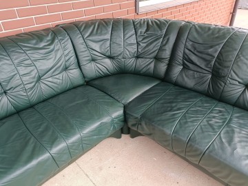 Sprzedam narożnik ze sk&oacute;ry