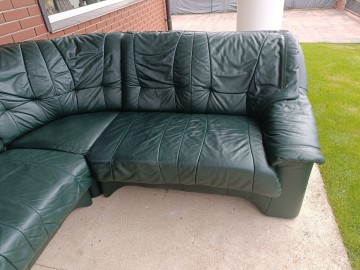 Sprzedam narożnik ze sk&oacute;ry