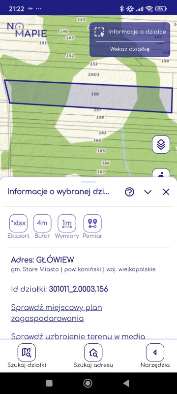 Działka 1,15 ha