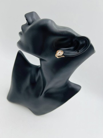 Złote kolczyki  Pr&oacute;ba 585 Waga: 3.50 g