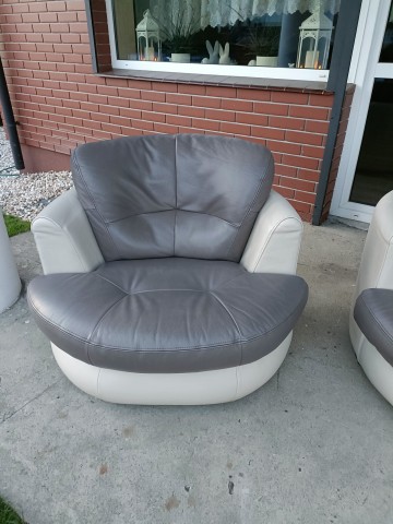 Sprzedam narożnik plus fotel ze skóry