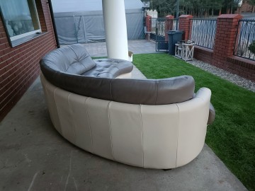 Sprzedam narożnik plus fotel ze skóry