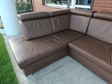 Sprzedam narożnik ze sk&oacute;ry