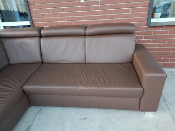 Sprzedam narożnik ze sk&oacute;ry