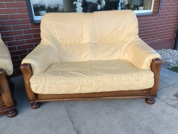 Sprzedam wypoczynek 3,2,1 ze sk&oacute;ry