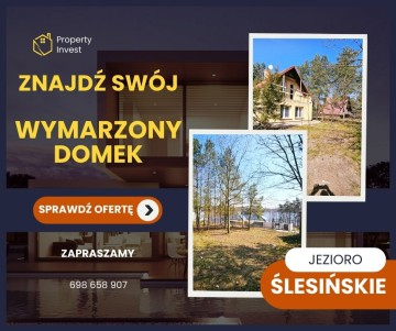 Ślesin &ndash; Domek letniskowy z widokiem na jezioro
