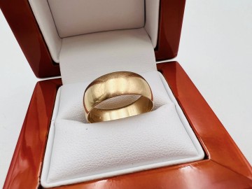 Złota obrączka Próba 585 Waga: 5.22 g