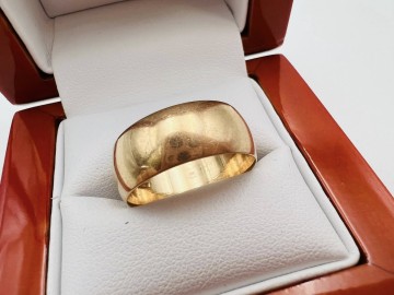 Złota obrączka Próba 585 Waga: 5.22 g