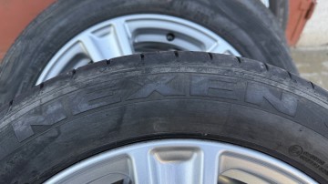 Koła aluminiowe 17 cali 5x105 opony  Nexen 215/55 R17 ET 42