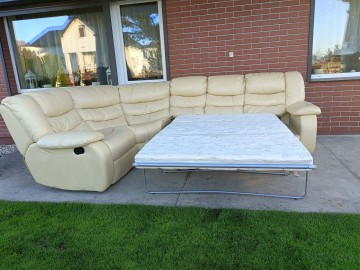 Sprzedam narożnik ze sk&oacute;ry