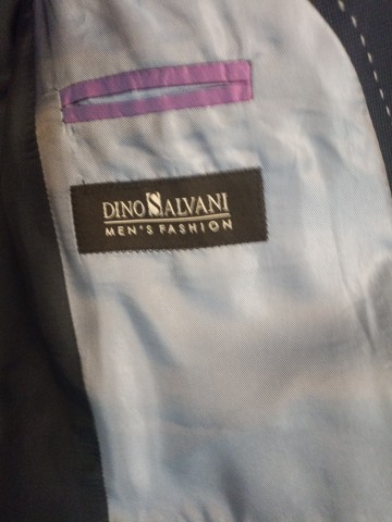 Garnitur niebieski slim rozmiar 182/96/84