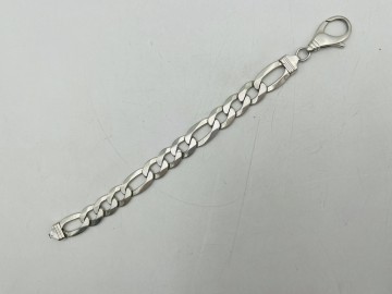 Srebrna bransoletka  Pr&oacute;ba 925  Waga: 51.61 g